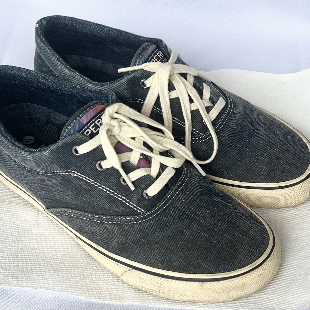 Sperry Men's Blue Jean material Sneakers
